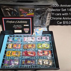 Nascar 50th Anniversary Collector Set with Colorful Cars